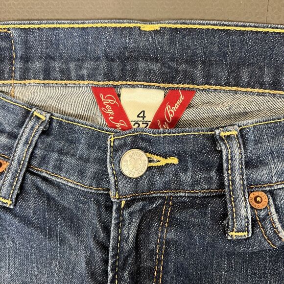 Lucky Brand Women's Jeans Size 4 / 27 Zoe Boot Cut Low Rise Stretch Blue Denim - Picture 4 of 12